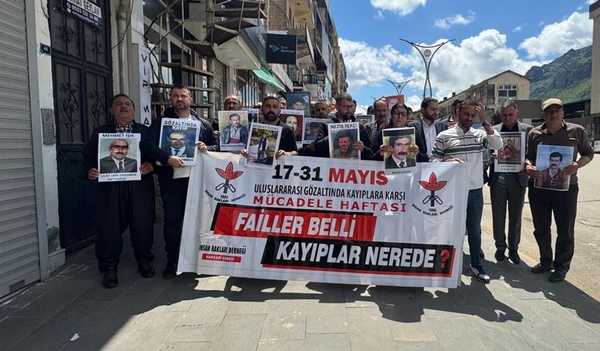 İHD Hakkâri Şubesi’nden Şemdinli’de Kayıplar Haftası Açıklaması