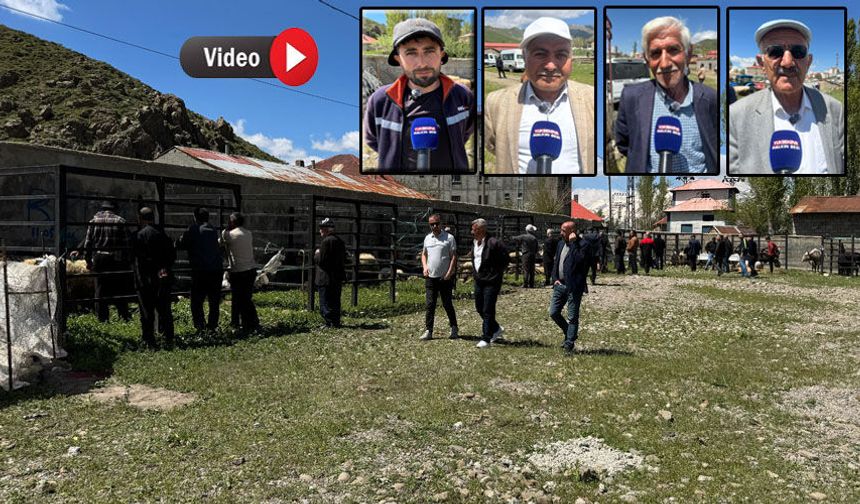 Yüksekova'da hayvan pazarı kuruldu: Fiyatlar Yüksek, Alım Gücü Düşük