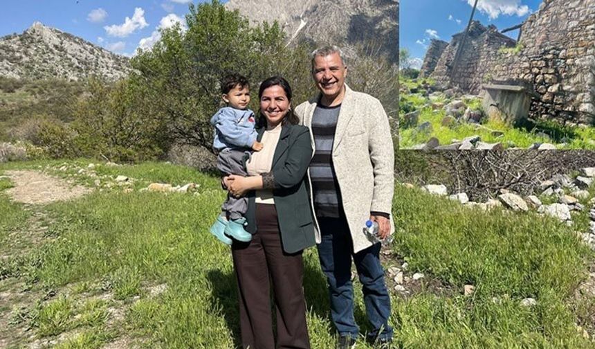 DEM Parti Milletvekili Gökalp 2 yaşındayken boşaltılan köyüne 36 yıl sonra geri döndü