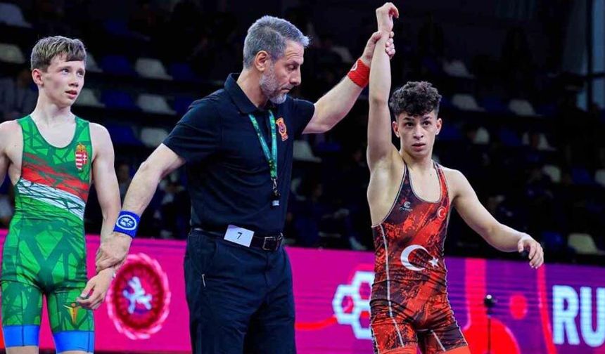 U17 Avrupa Şampiyonası’nda, Şamil Şahan’dan bronz madalya