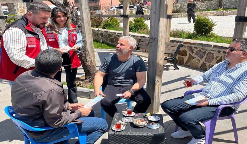 Çukurca’da Kadına Yönelik Şiddete Karşı Sahada Bilgilendirme Çalışması