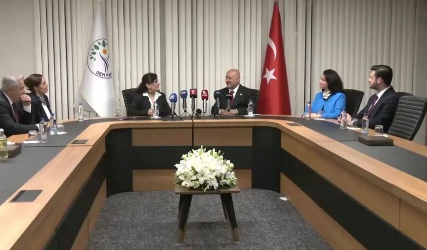 AK Parti - DEM Parti bayramlaşmasında barış süreci konuşuldu