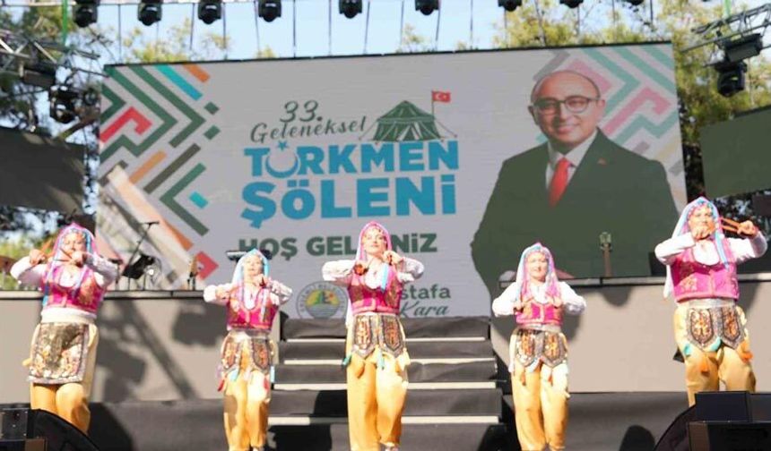 33. Geleneksel Türkmen Şöleni’ne binlerce kişi katıldı