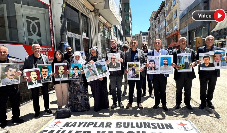 İHD ve Kayıp Yakınları Sertip Şen İçin Adalet Çağrısı Yaptı