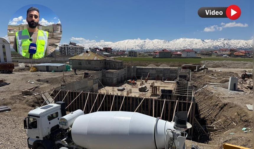 24 Derslikli Fen Lisesi ve 200 Kişilik Pansiyon İnşaatı Sürüyor