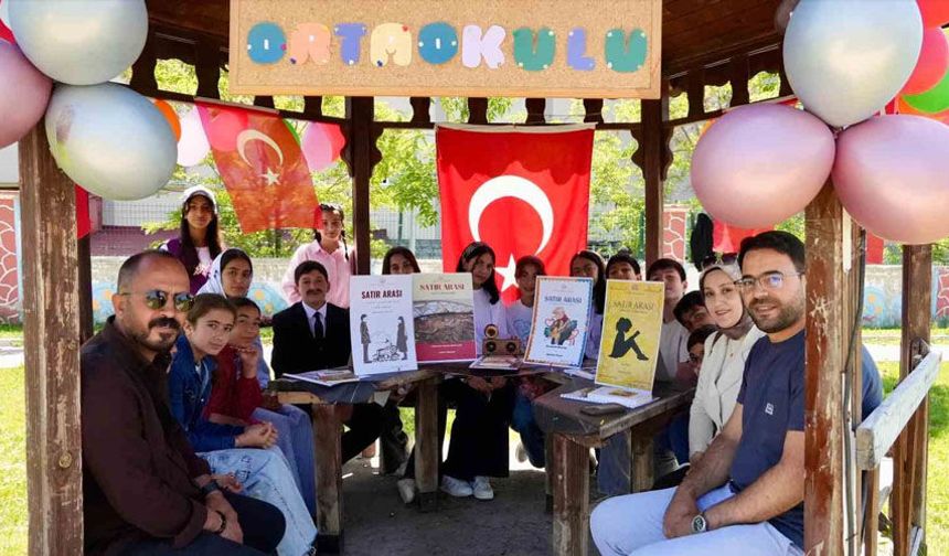 Eleşkirt’te öğrenciler okudukları kitapları sanatla anlattı