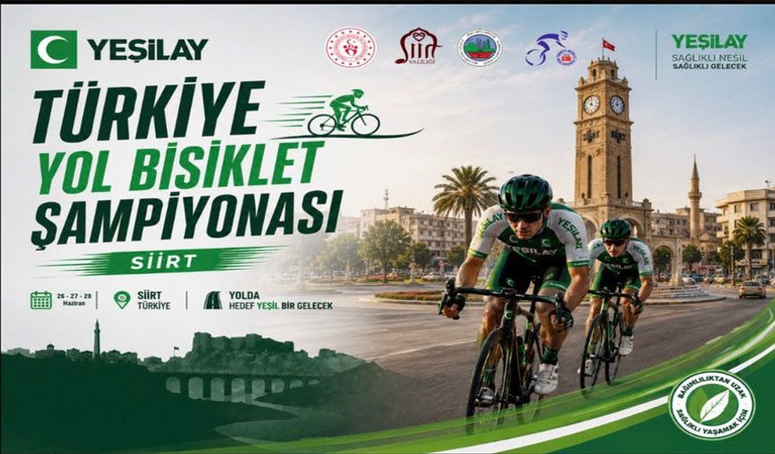 Türkiye Yol Bisikleti Şampiyonası’nda gözler Siirt’e çevrildi