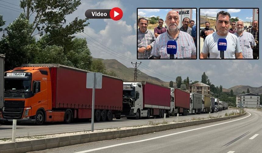 Esendere Sınır Kapısı’ndaki 3 kilometrelik tır kuyruğu şoförleri mağdur etti