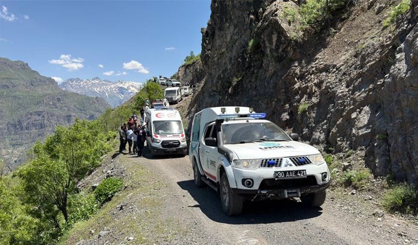 Hakkari’de yılanın ısırdığı kişi ekiplerce kurtarıldı