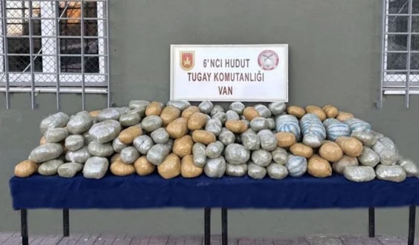 Van hudut hattında 290 kilo uyuşturucu ele geçirildi