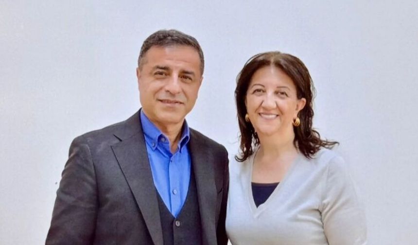 Cezaevinde ziyaret etmişti: Buldan, Demirtaş'la fotoğrafını paylaştı