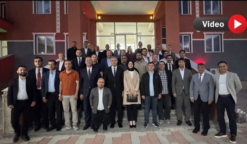 Yüksekova Kaymakamı Mustafa Akın Onuruna Veda Yemeği Düzenlendi