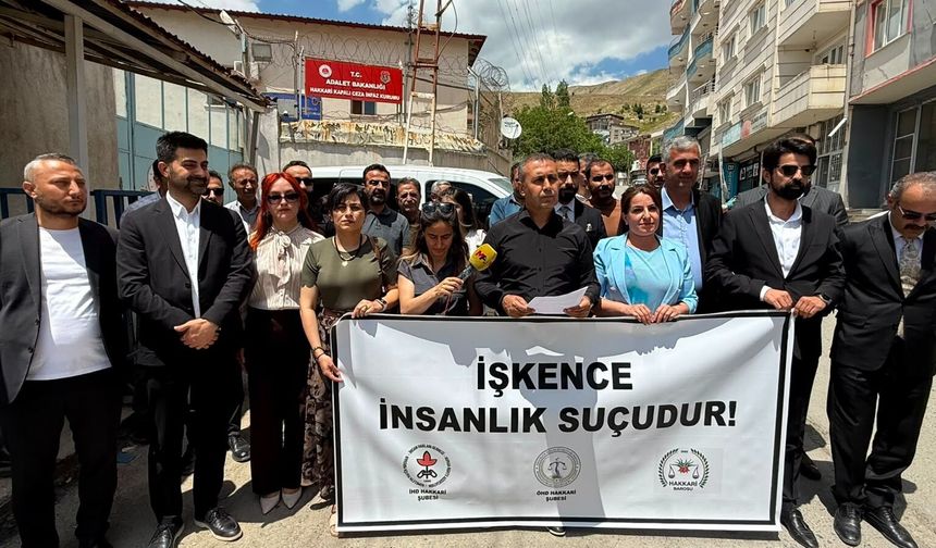 Hakkâri'de İşkence İddialarına basın açıklaması!