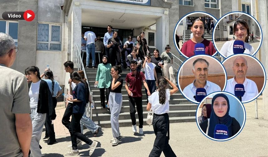 Yüksekova’da 6 Bin 100 Öğrenci YKS Heyecanı Yaşadı: Veliler Sistemi Eleştirdi
