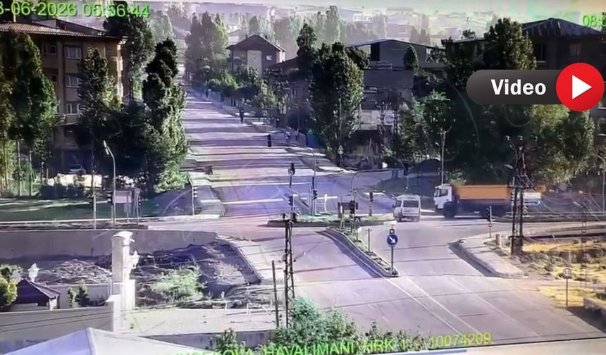Ölümlü kazanın güvenlik kamerası görüntüleri ortaya çıktı