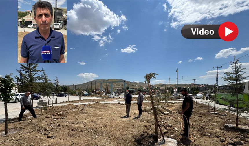 Küçük Sanayi Sitesi’nde yeşil alan ve çevre düzenleme çalışmaları sürüyor