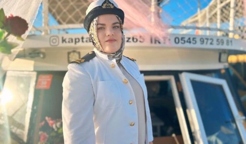 Van Gölü’nün ilk kadın kaptanı: Dümen artık ona emanet