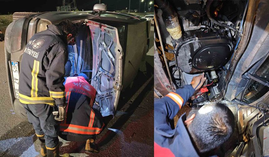 Van’da trafik kazası: 3 yaralı