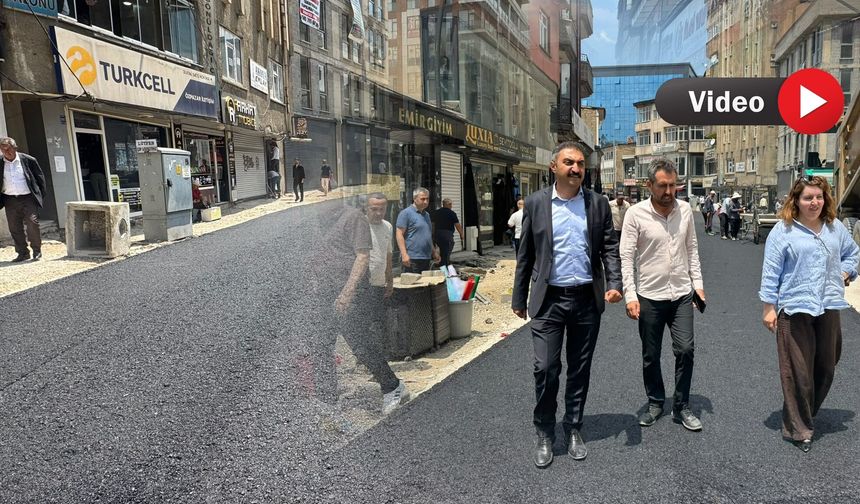 Kültür Sanat Sokağı ve Bağlantı Yolları Asfaltlanıyor