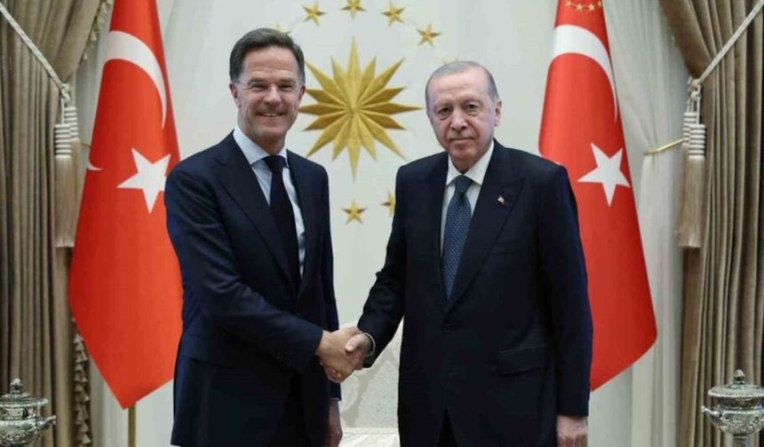 Cumhurbaşkanı Erdoğan NATO Genel Sekreteri Rutte'yi kabul etti