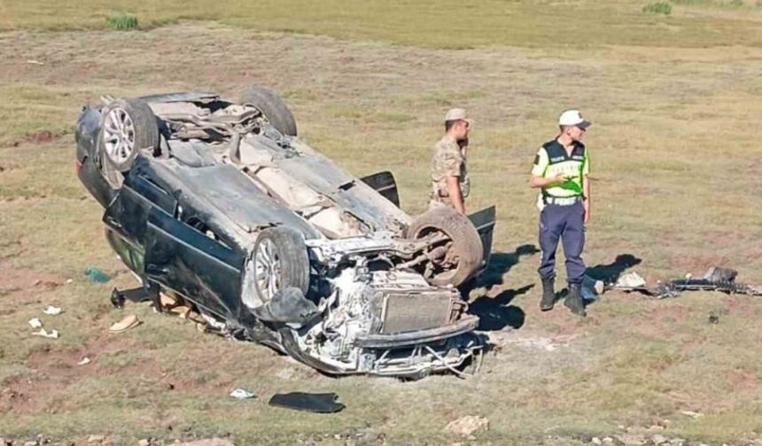Eski belediye başkanının kullandığı araç takla attı: 4 yaralı