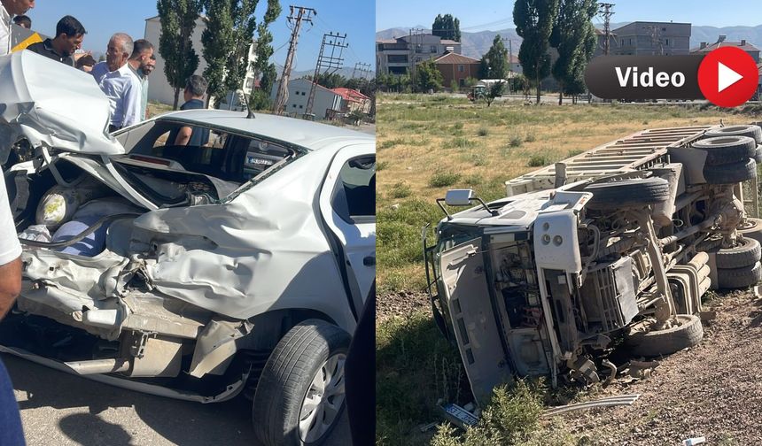 Yüksekova'da Çevre Yolunda Kaza : 5 Yaralı