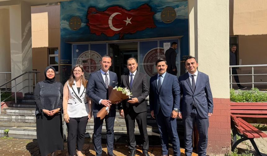 Başsavcı Mustafa Necati Temizyürek görevine başladı