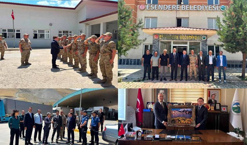Kaymakam Hülür’den Esendere’ye Kapsamlı Ziyaret