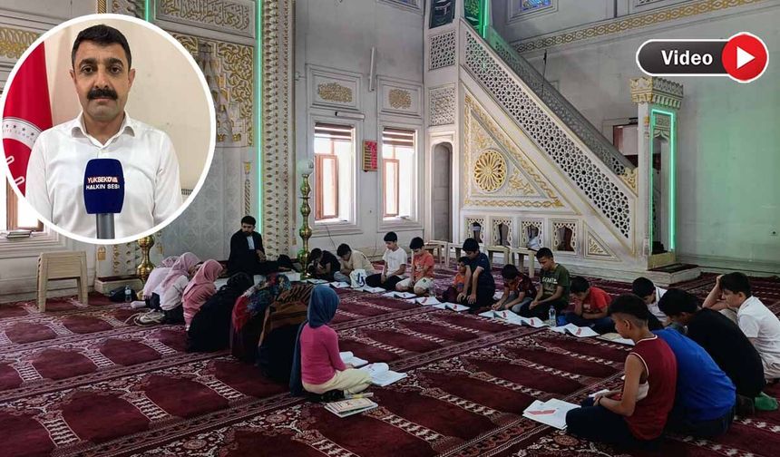 Yüksekova'da Yaz Kur'an Kurslarına Yoğun İlgi