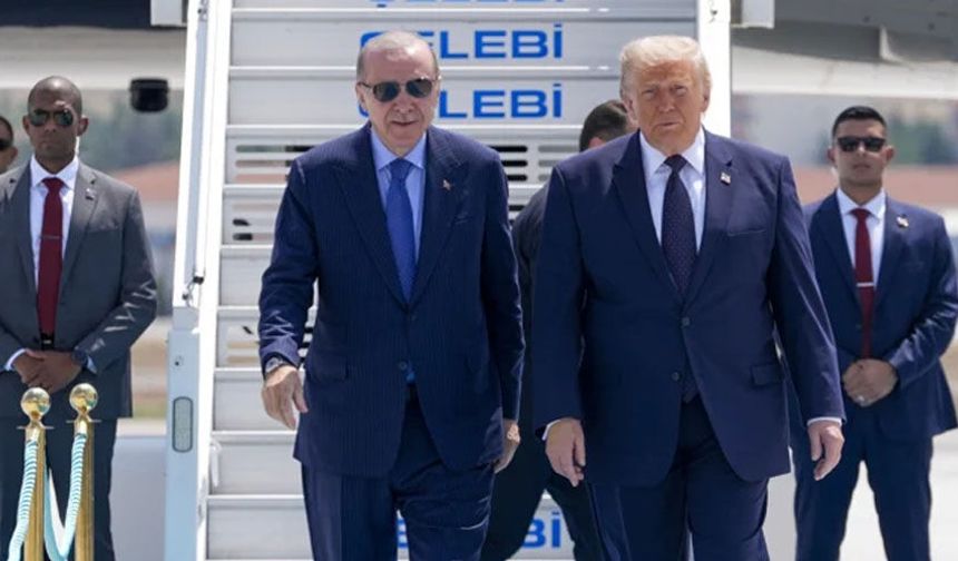 ABD Başkanı Donald Trump Ankara'da! Cumhurbaşkanı Erdoğan karşıladı