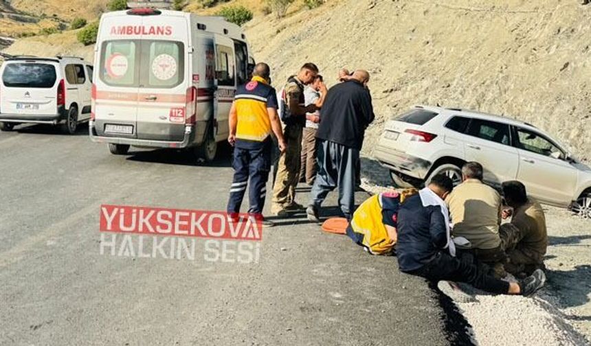 Hakkari-Yüksekova karayolunda kaza: 4 kişi yaralandı