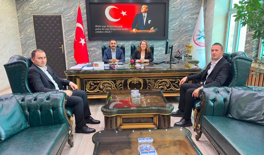 Dikkat çeken ziyaret: Başsavcı ve Adalet Komisyonu Başkanından belediyeye ziyaret