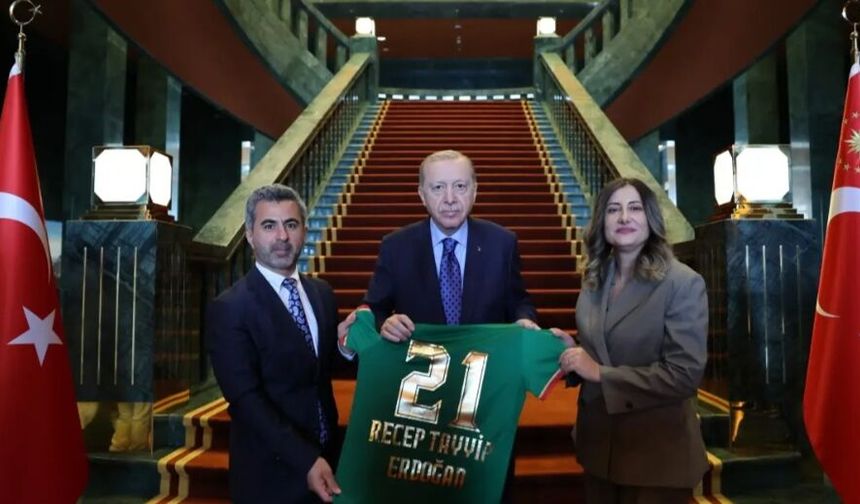 Amedspor yönetimi, Erdoğan ile bir araya geldi