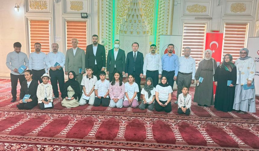 Yüksekova'da Yaz Kur'an Kursları İçin Kapanış Programı Düzenlendi