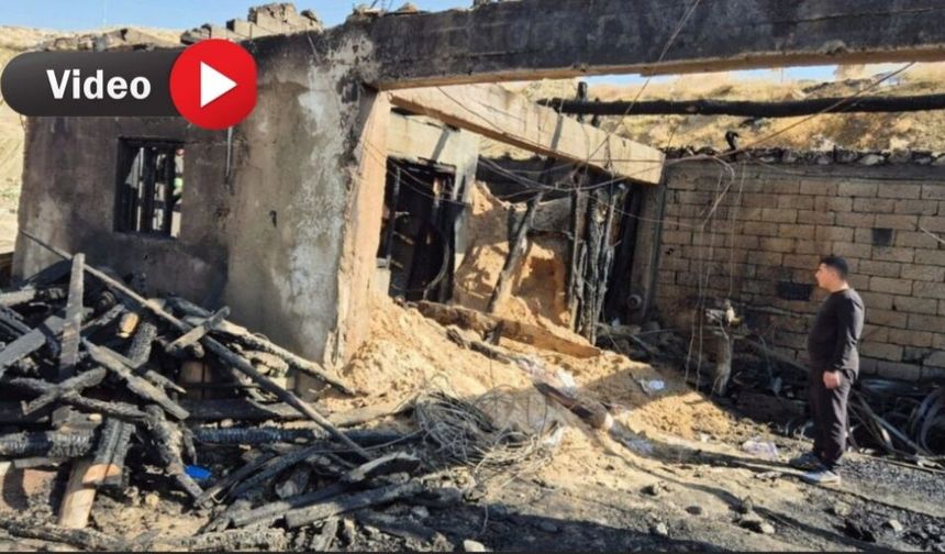 Yüksekova sanayi sitesinde yangın