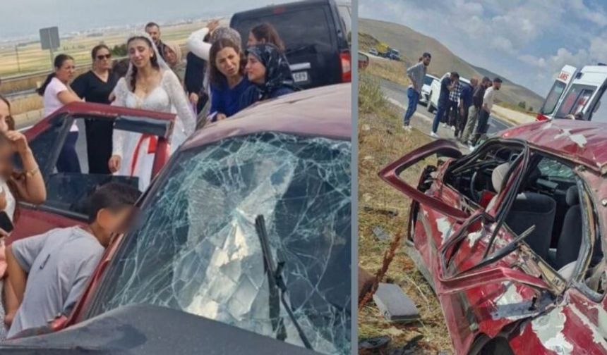 Gelin Götüren Konvoyda Feci Kaza: 2 Kişi Hayatını Kaybetti, 4 Yaralı
