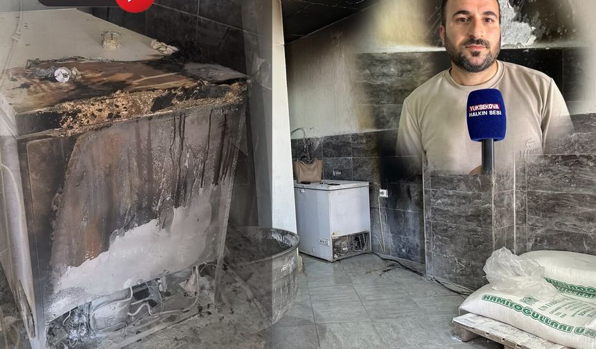 Yüksekova'da Emek Ekmek Fırını'nda Yangın Paniği:
