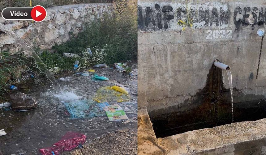 Yüksekova’daki Naif Canan Çeşmesi Çöplüğe Döndü: Köylüler Tepkili