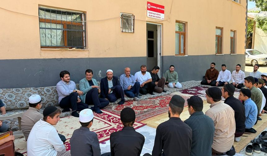 Belediye Başkanı Şakar'dan, Kur’an Kursu’na Ziyaret