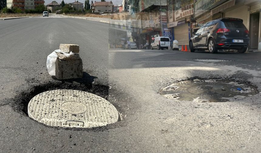 Yüksekova’da Asfalt Çilesi Bitmedi: Bu Kez Mazgallar Sürücüleri Mağdur Ediyor