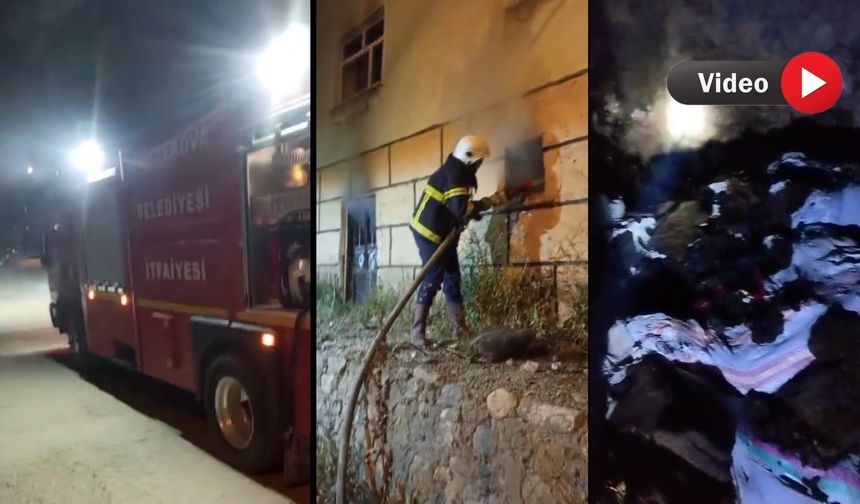 Yüksekova’da korkutan yangın