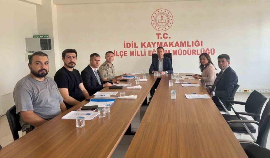 İdil’de ‘eğitimde güvenlik ve koordinasyon toplantısı’ gerçekleştirildi