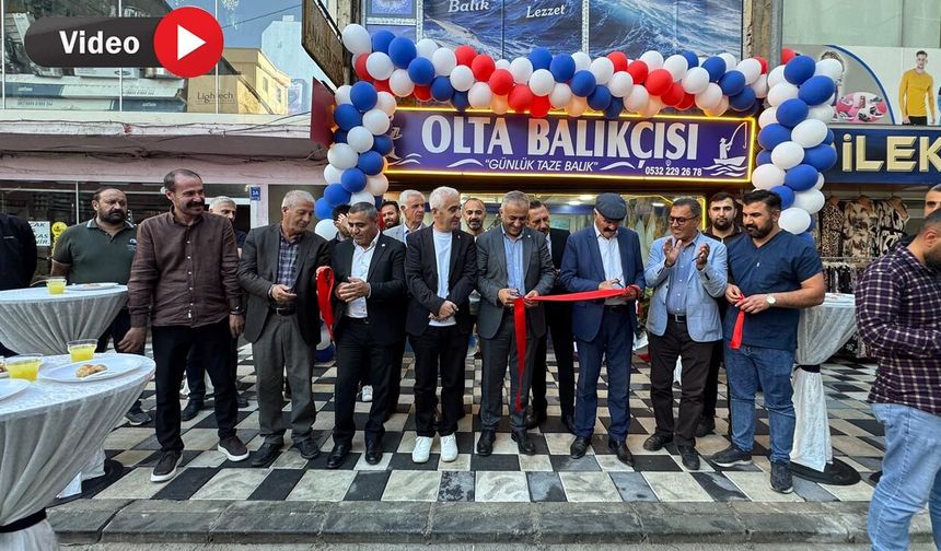 Yüksekova’da Olta Balıkçısı hizmete açıldı