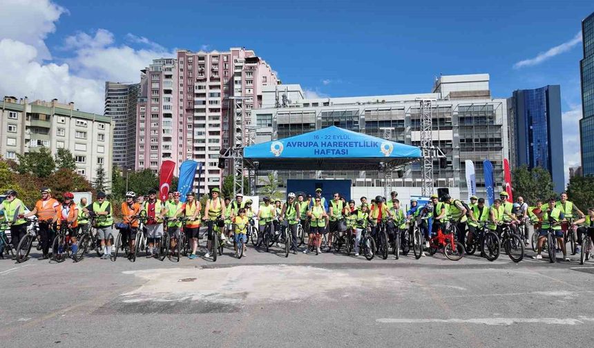 Ataşehir’de "Avrupa Hareketlilik Haftası" coşkusu: Pedallar sağlıklı yaşam için çevrildi