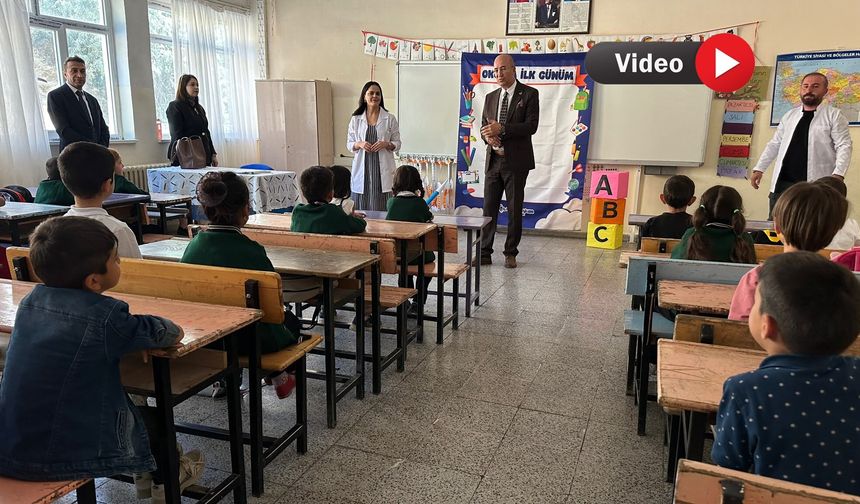 Başkan Büyüksu’dan 1. Sınıf Öğrencilerine Kırtasiye Desteği