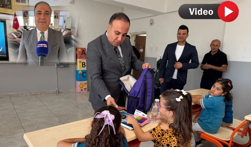 Büyükçiftlik Belediyesi’nden öğrencilere çanta ve kırtasiye desteği