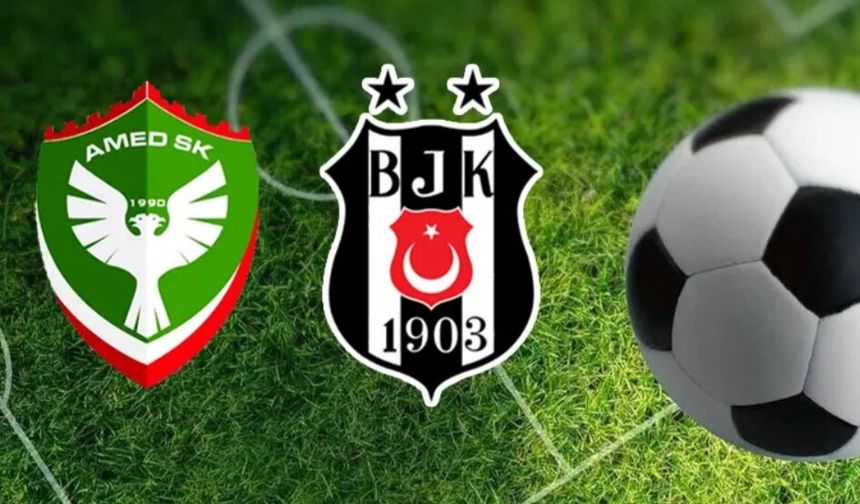 Amedspor ve Beşiktaş zirve için sahaya çıkıyor: Kazanan lider olacak