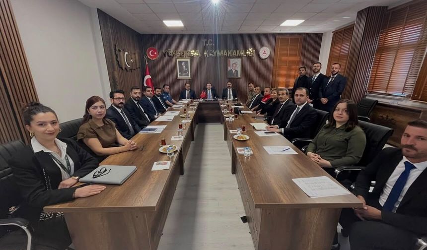 Yüksekova’da bağımlılıkla mücadele için kurumlar bir araya geldi