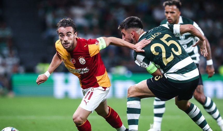 Galatasaray, Sporting'e 3-1 mağlup oldu