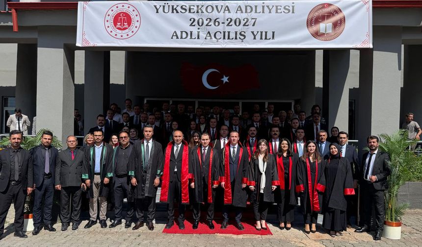 Yüksekova’da 2026-2027 Adli Yıl Açılış Töreni Düzenlendi